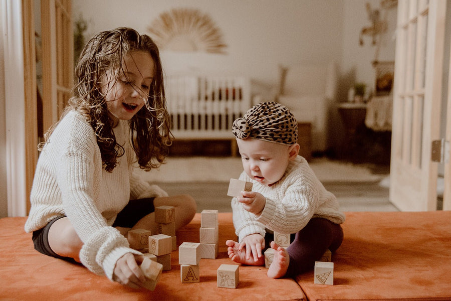Maple Alphabet Blocks: 30-Piece Unfinished ABC Set