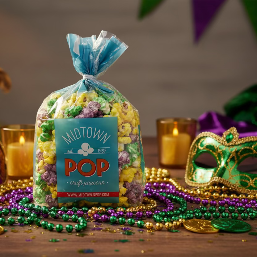 Mardi Gras Confetti Popcorn — gourmet popcorn product image 2 of 2