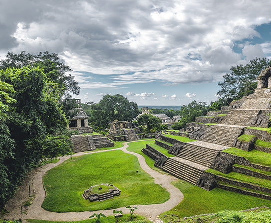 Stone ruins in the Mayan Water Decaf coffee image gallery