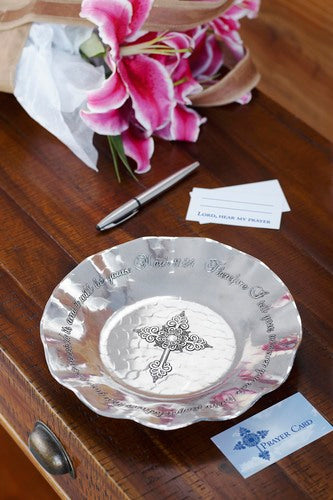 Styled display featuring The Prayer Bowl