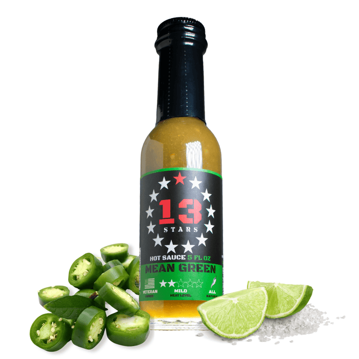 Mean Green jalapeño and lime mild hot sauce – product listing image 1