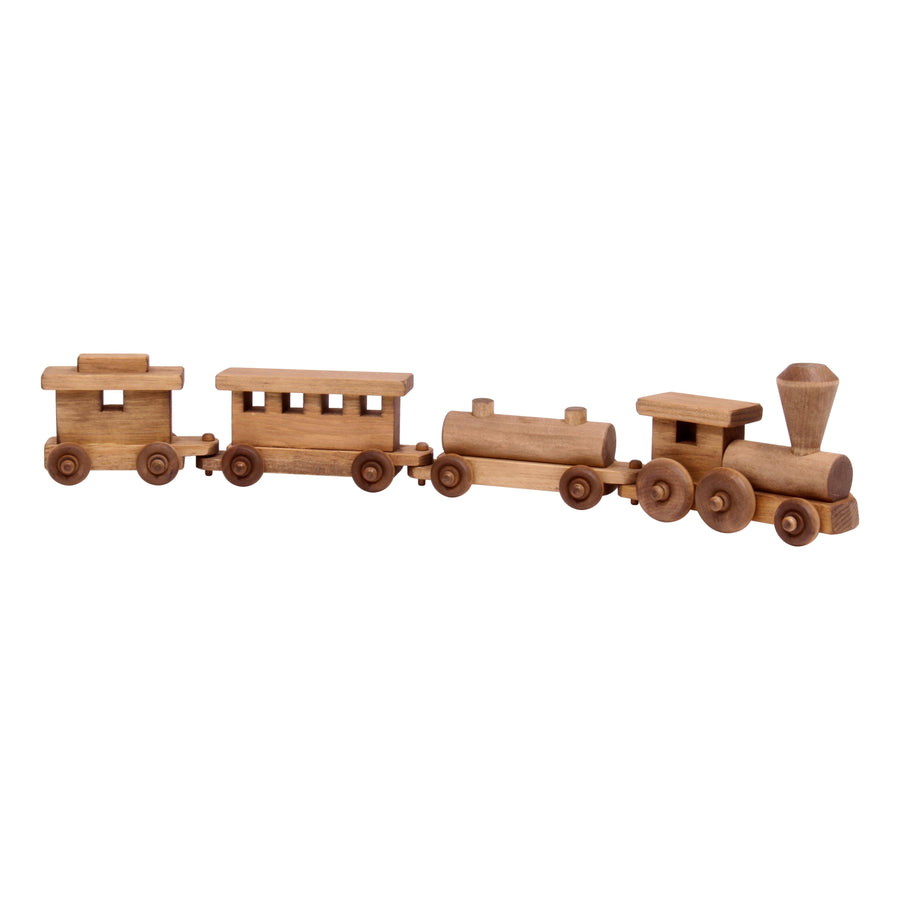 4-Piece Wooden Toy Train Set