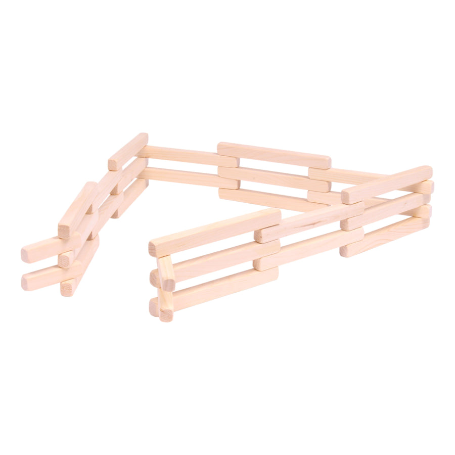 68-Inch Wooden Folding Corral Fence Toy