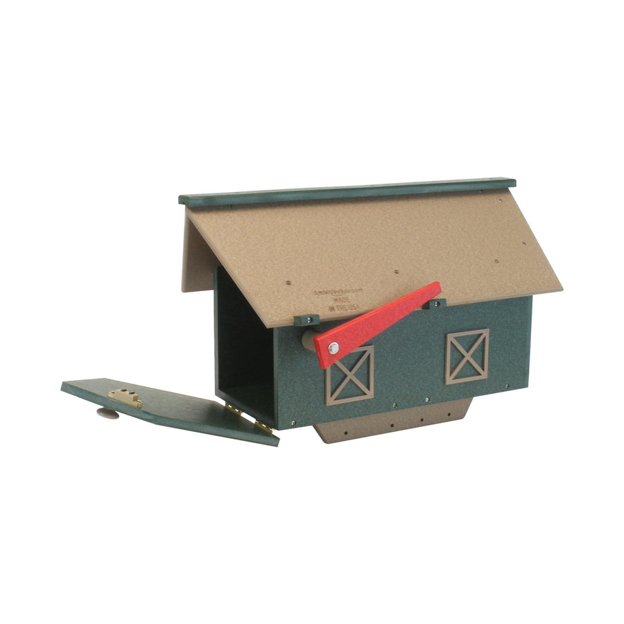 Poly Lumber Barn Mailbox