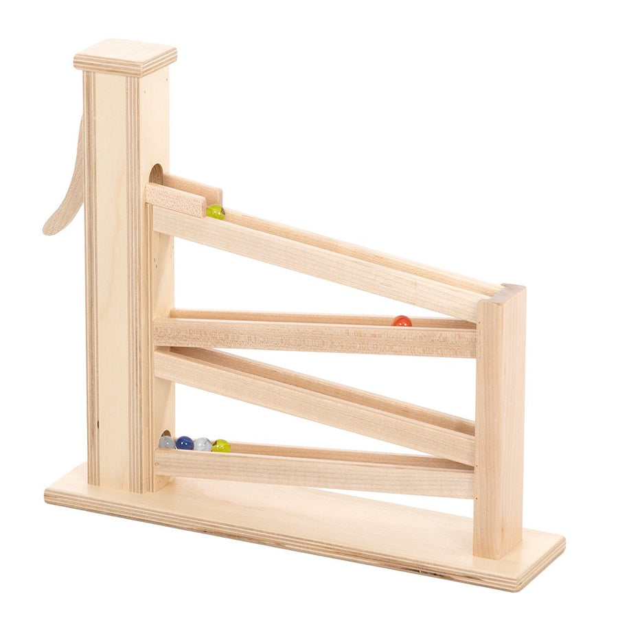 Wooden Marble Pump Toy