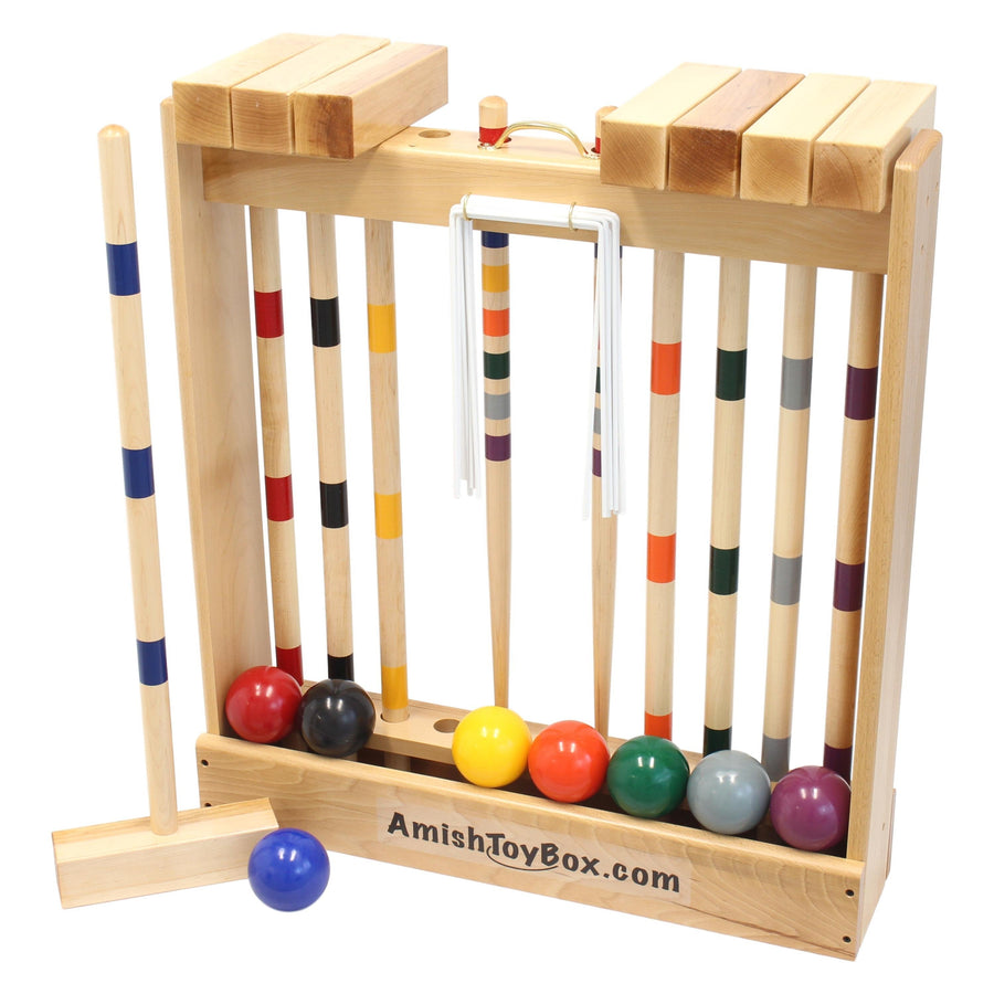 Family Tradition 8-Player Croquet Set