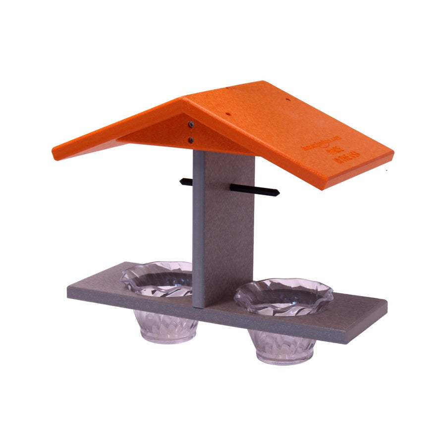 Double-Cup Oriole Jelly & Orange Feeder
