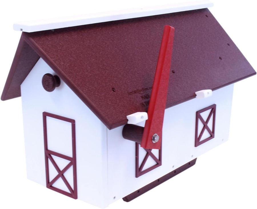 Poly Lumber Barn Mailbox