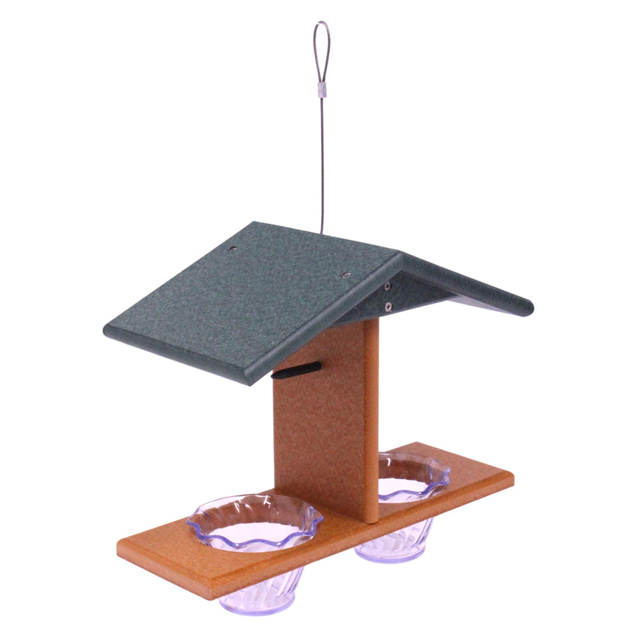 Double-Cup Oriole Jelly & Orange Feeder