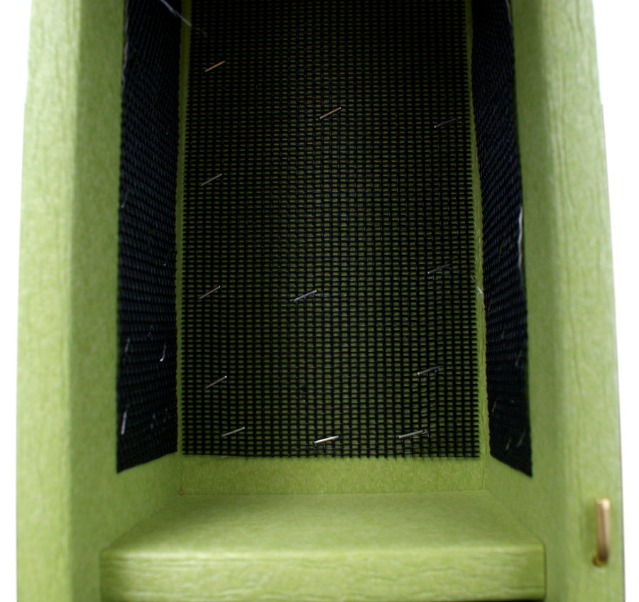 Butterfly house with front panel open