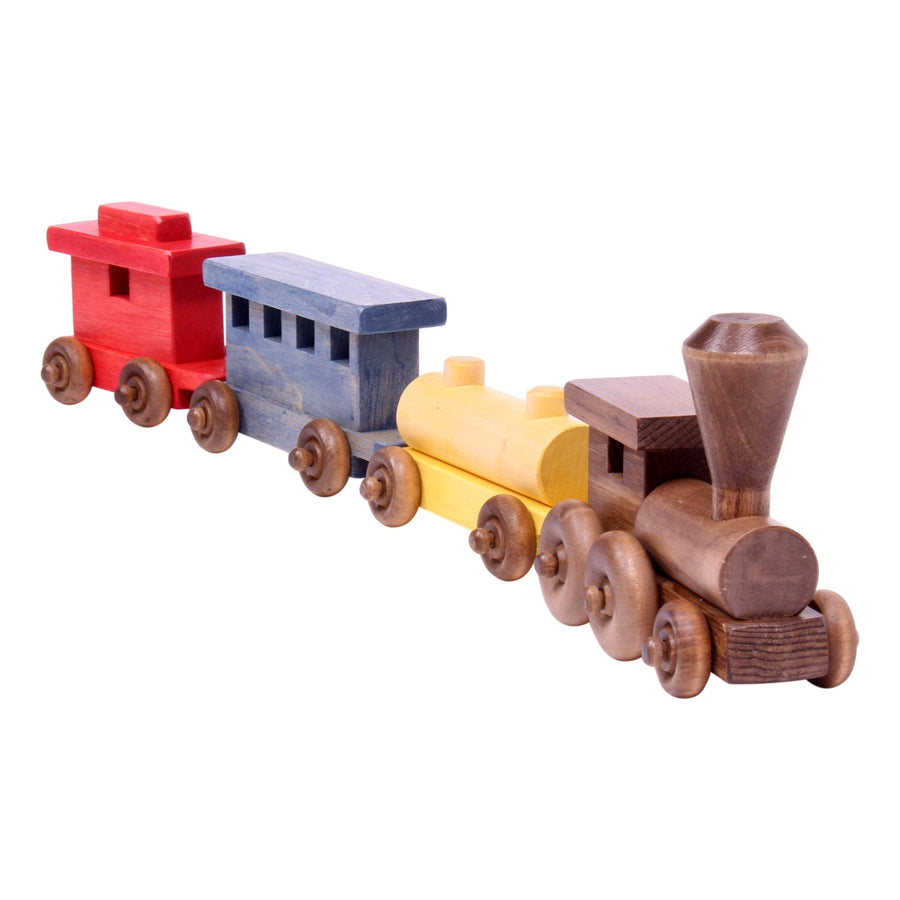 4-Piece Wooden Toy Train Set
