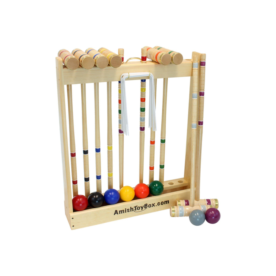 Deluxe 8-Player Croquet Set