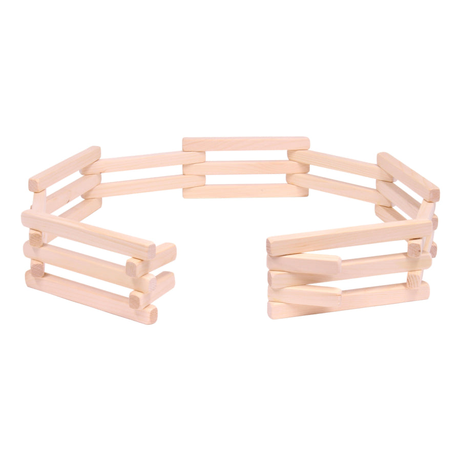 68-Inch Wooden Folding Corral Fence Toy