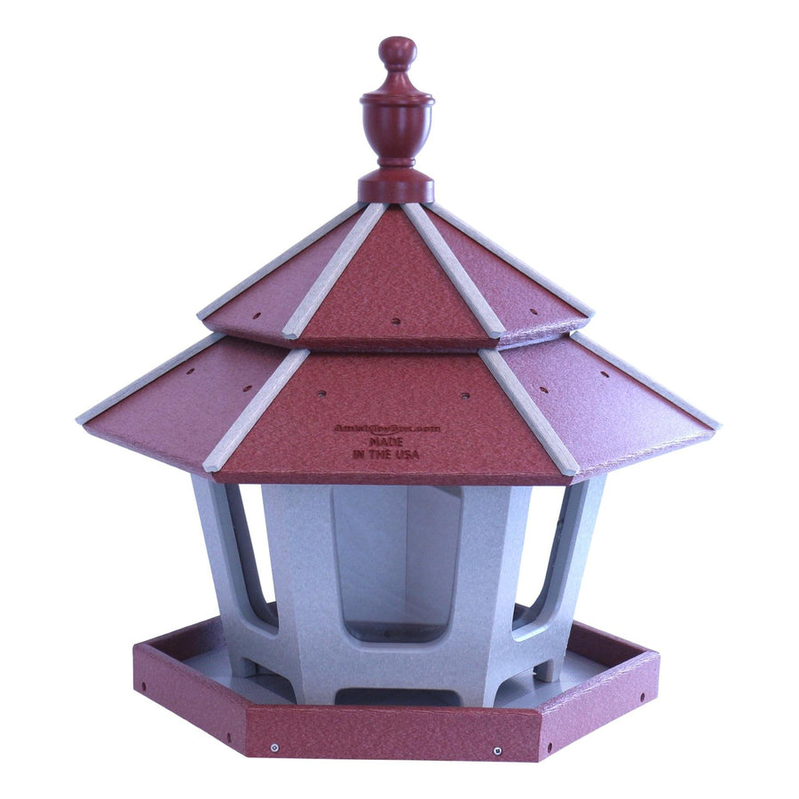 Gazebo Triple-Hopper Bird Feeder