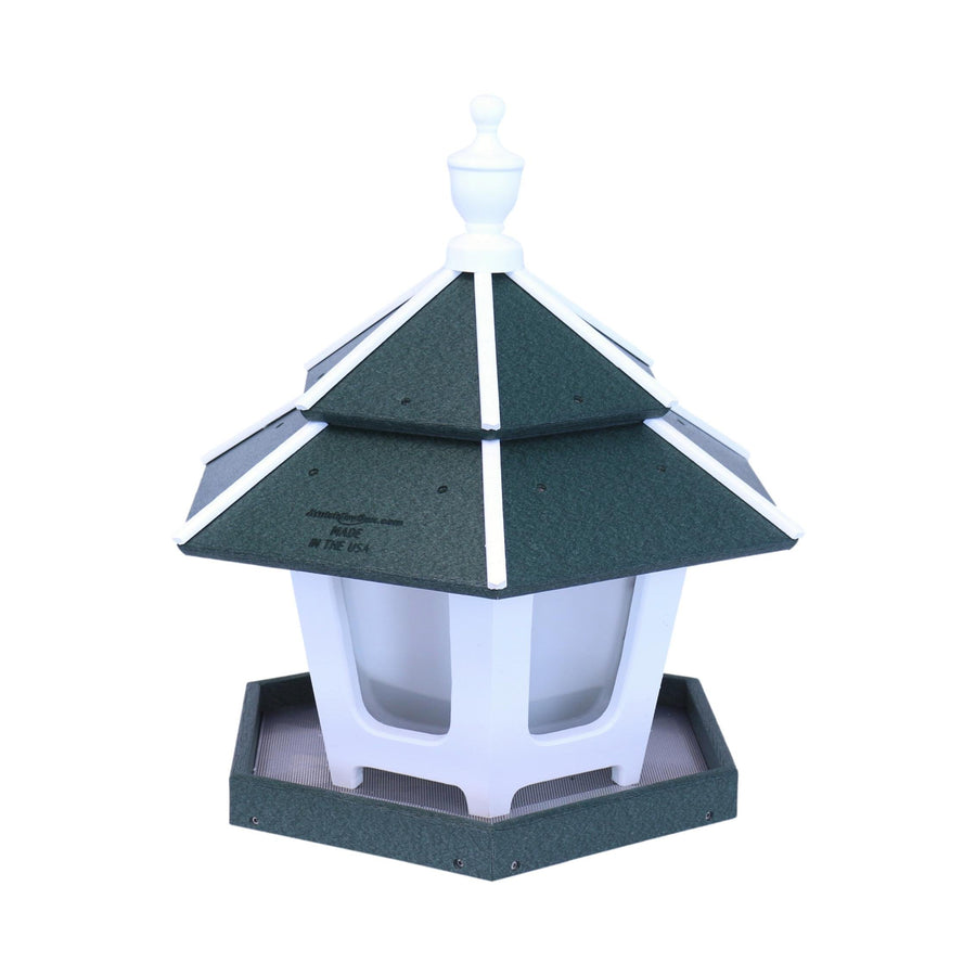 Gazebo Triple-Hopper Bird Feeder