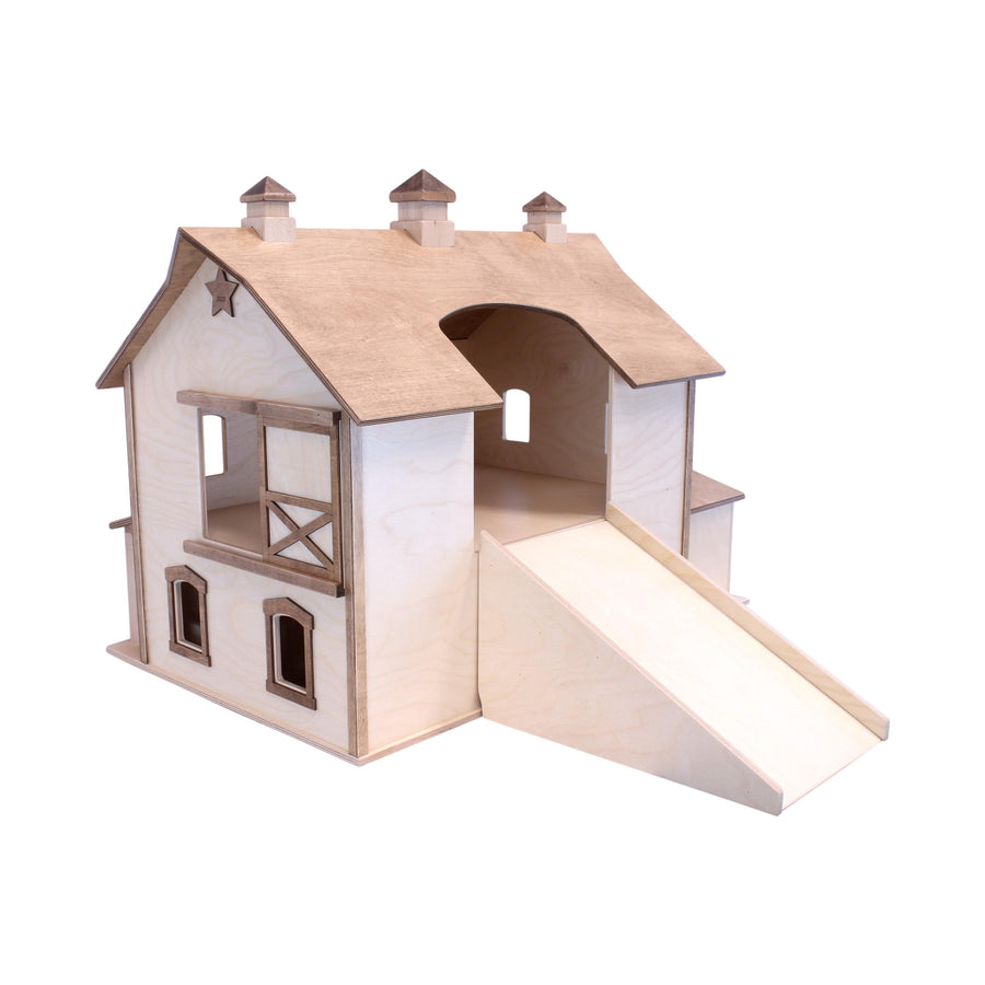 Large Wooden Pennsylvania Bank Barn Toy