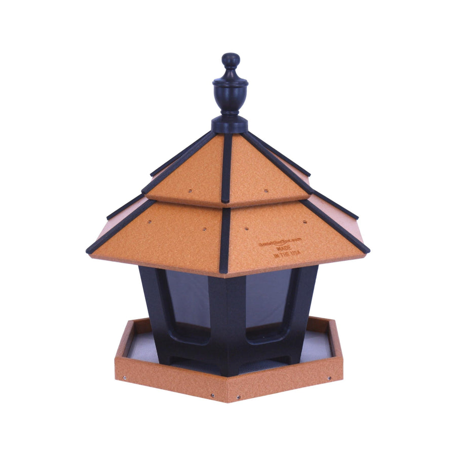 Gazebo Triple-Hopper Bird Feeder
