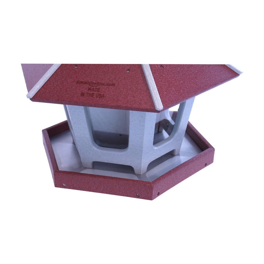 Gazebo Triple-Hopper Bird Feeder