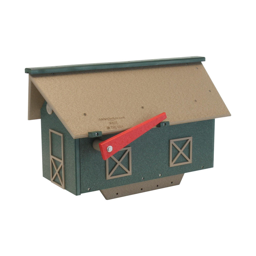 Poly Lumber Barn Mailbox