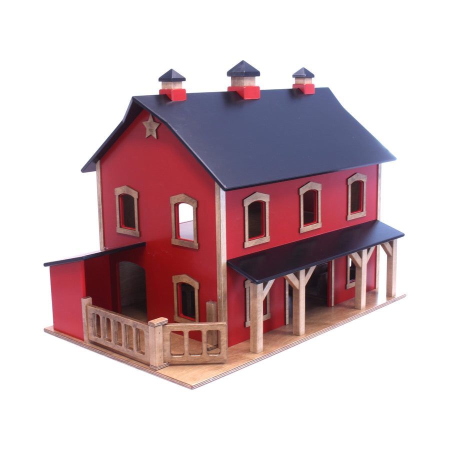 Large Wooden Pennsylvania Bank Barn Toy