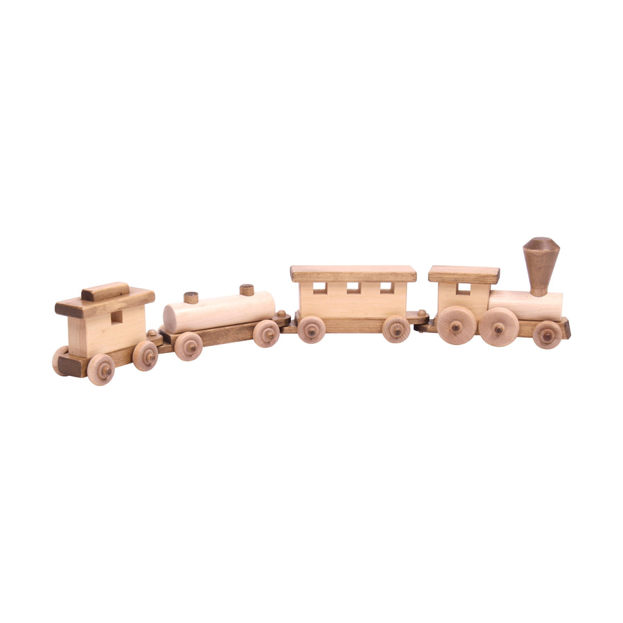 4-Piece Wooden Toy Train Set