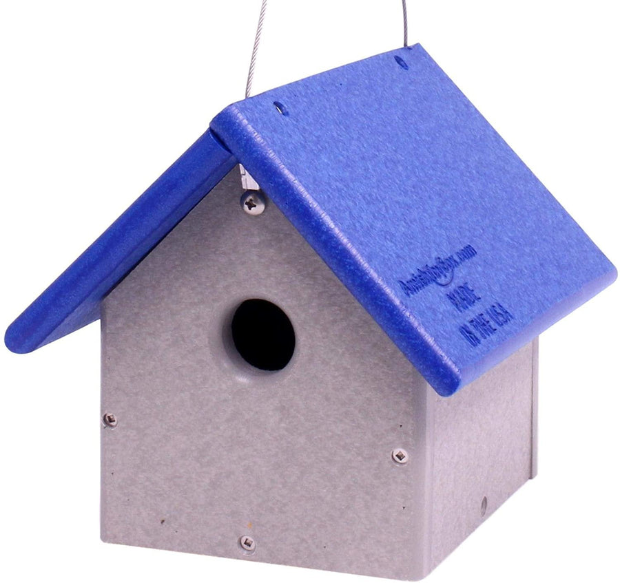 Amish-Made Chickadee or Wren House, Poly Lumber Bird House