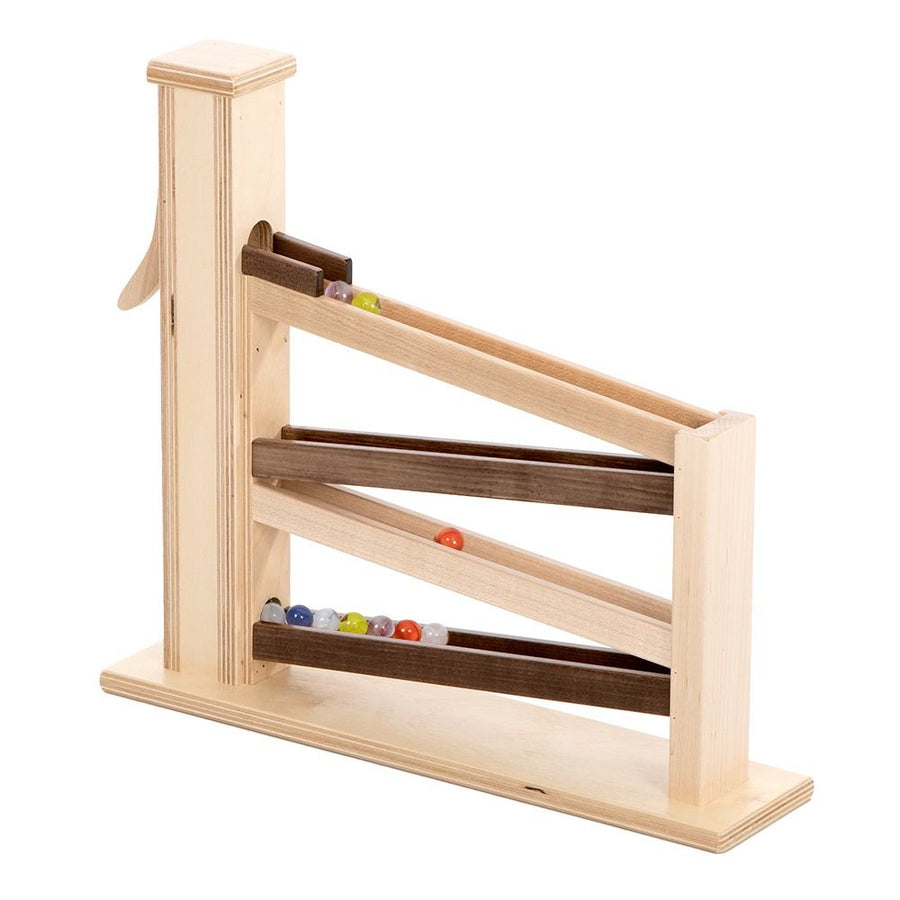 Wooden Marble Pump Toy