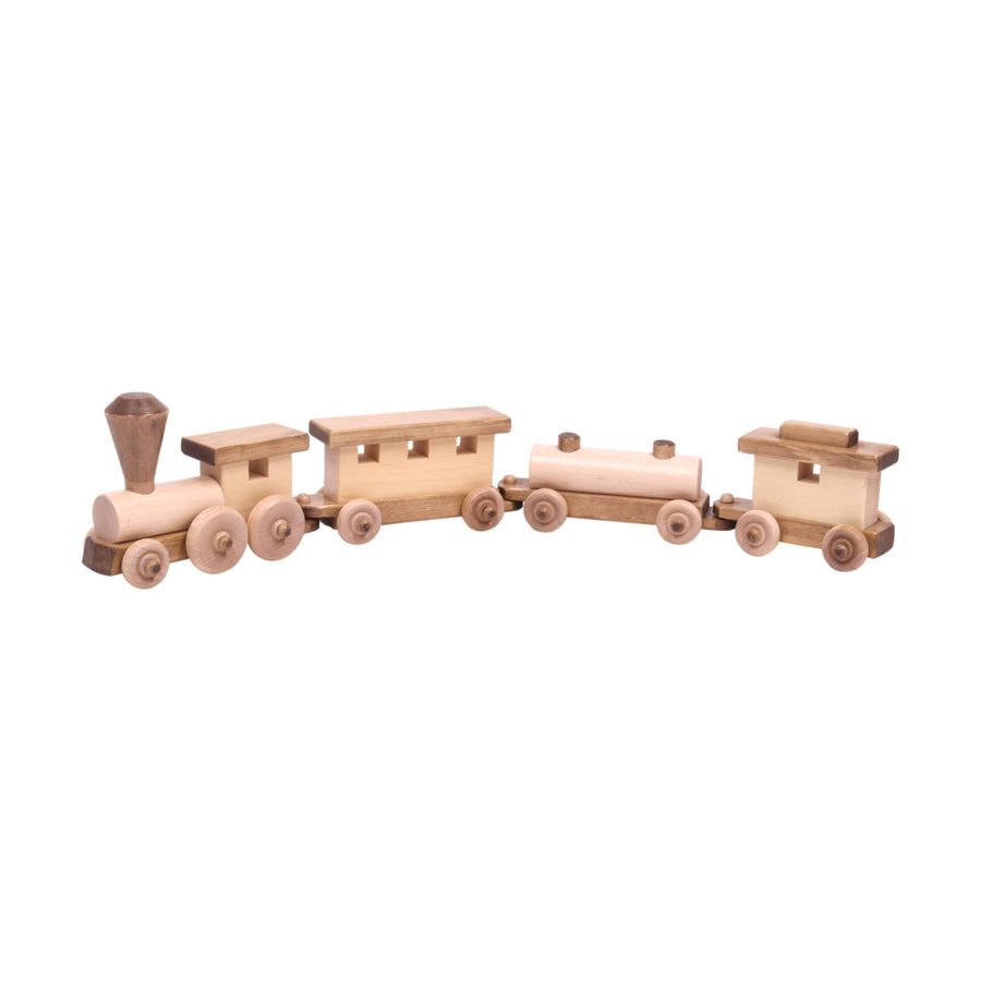 4-Piece Wooden Toy Train Set