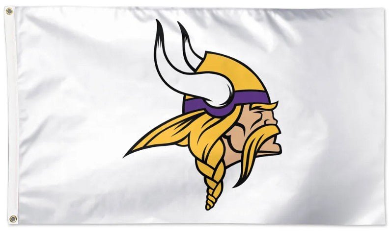 Minnesota Vikings 3x5 camouflage flag with white team logo