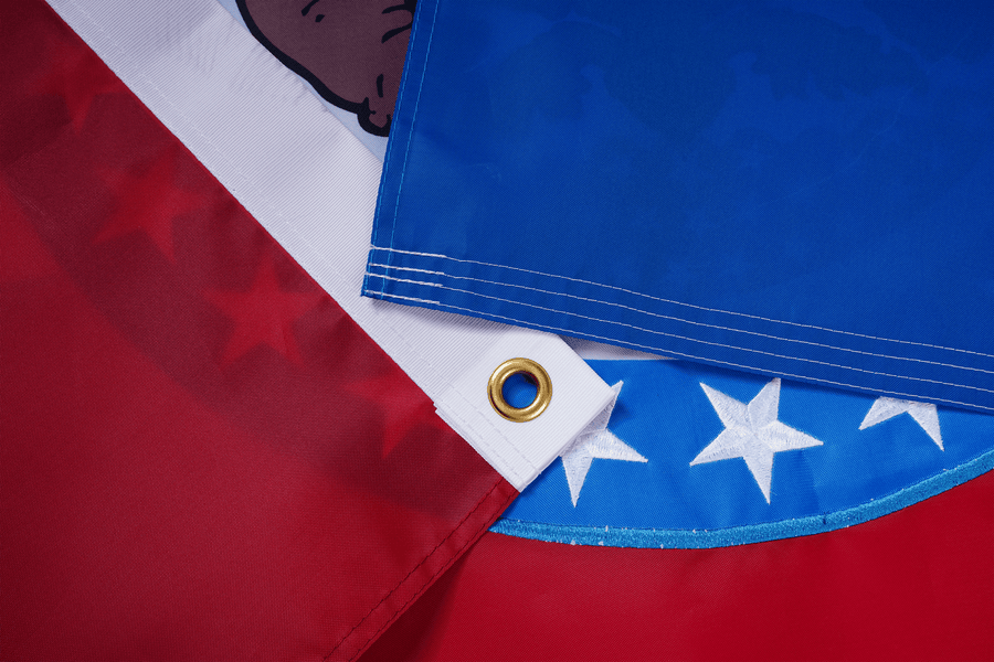 Missouri state flag outdoor display product image