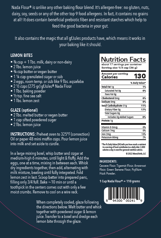 NADA Gluten-Free Baking Flour — image 24 of 24 for this product at buyamerican.mom