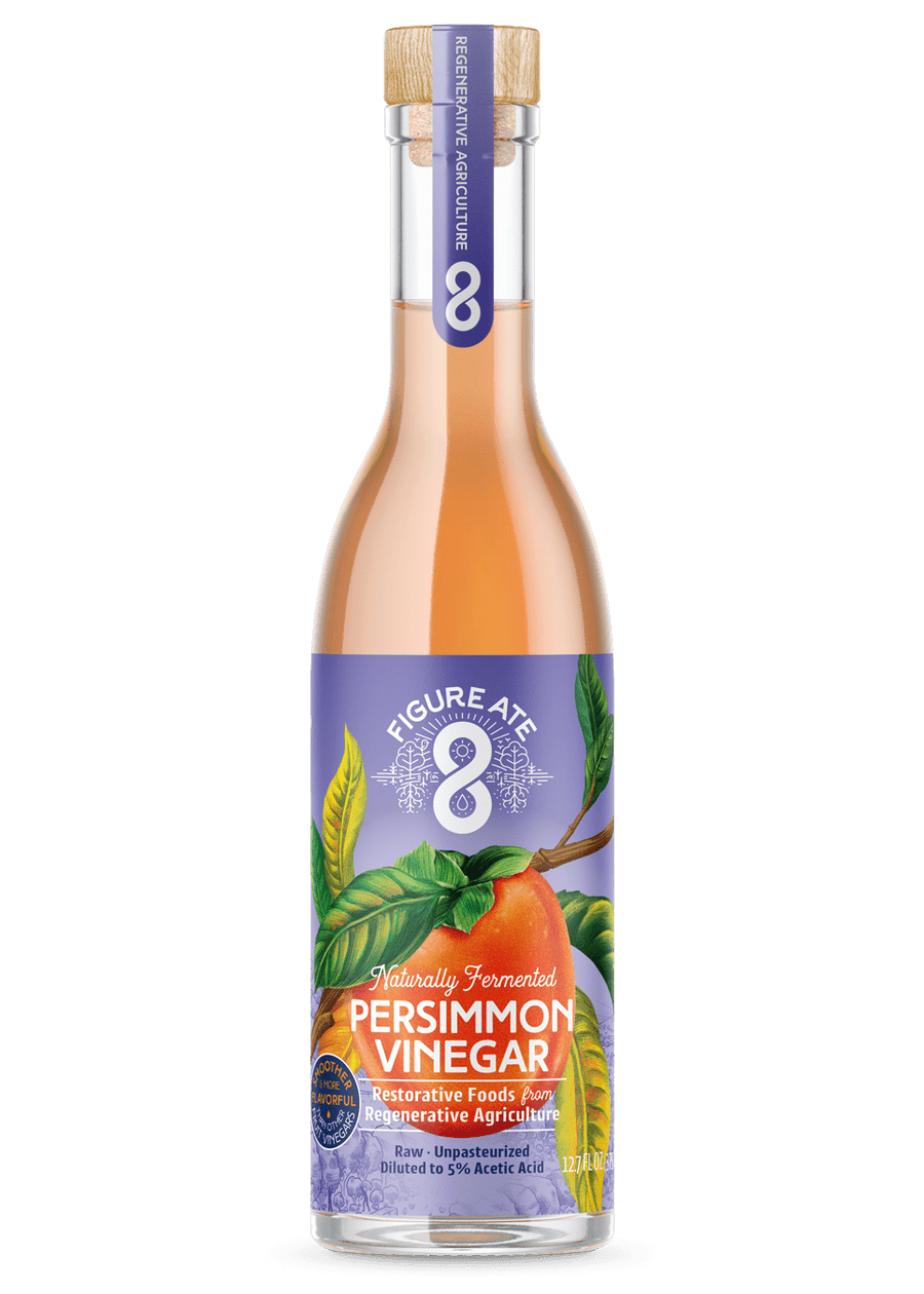 California Persimmon Vinegar – Naturally Fermented – product image 1 of 8 at buyamerican.mom