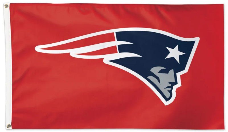 New England Patriots 3x5 slogan flag made in USA