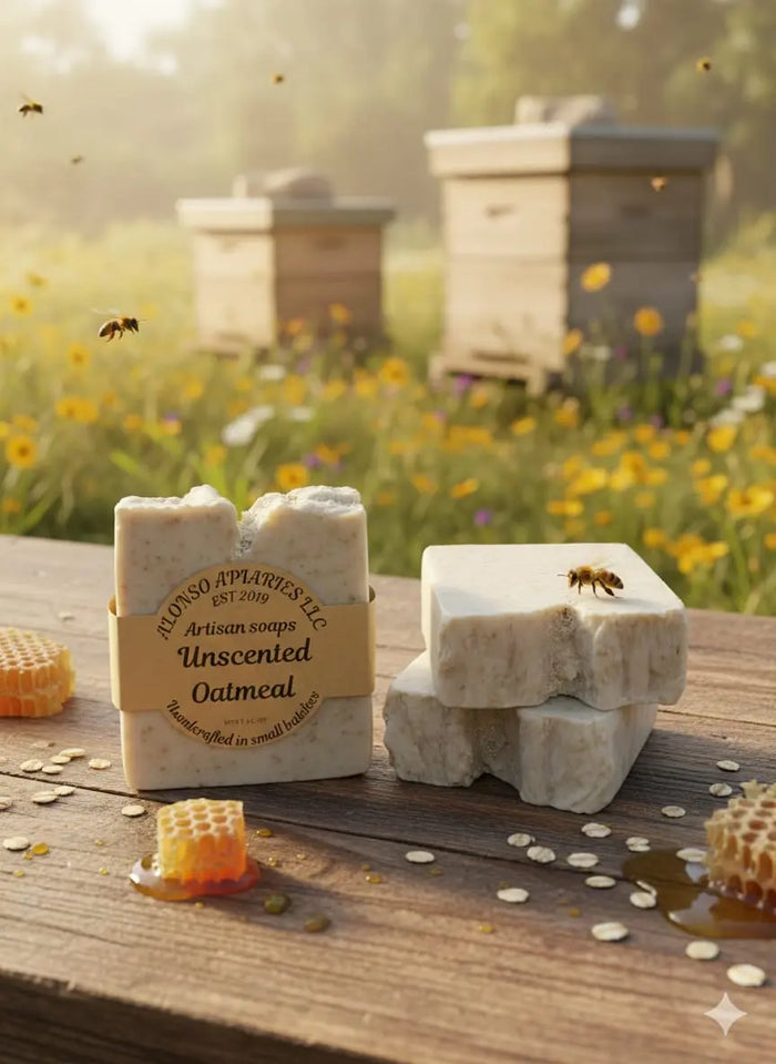 Unscented Oatmeal Artisanal Soap – product image