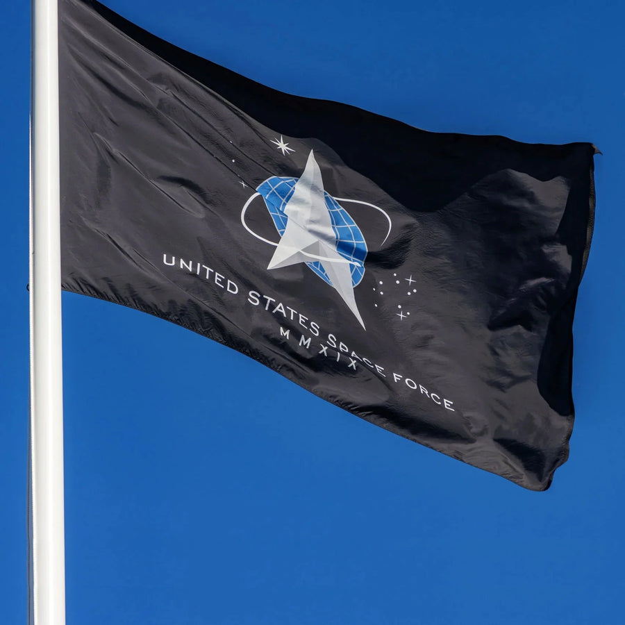 Made in USA U.S. Space Force flag with official USSF design