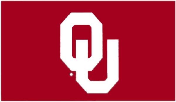 Oklahoma Sooners 3x5 sewn appliqué NCAA flag made in USA