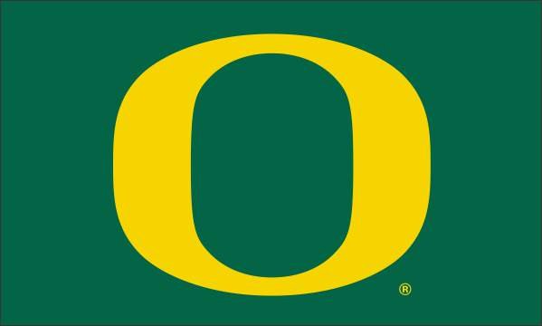 Oregon Ducks 3x5 sewn appliqué NCAA flag made in USA