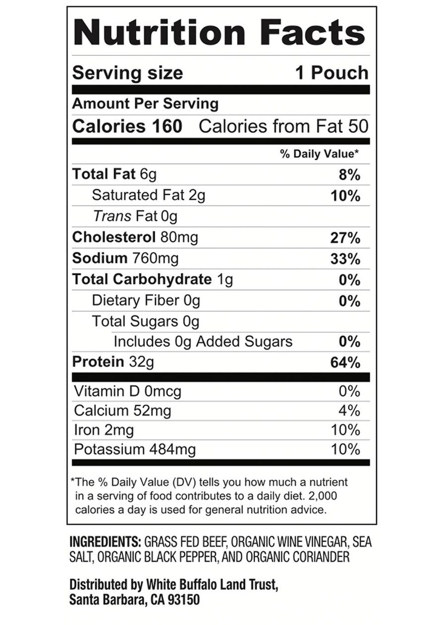 Original Grass-Fed Beef Biltong – Air-Dried Steak Snack – product image 9 of 9 at buyamerican.mom