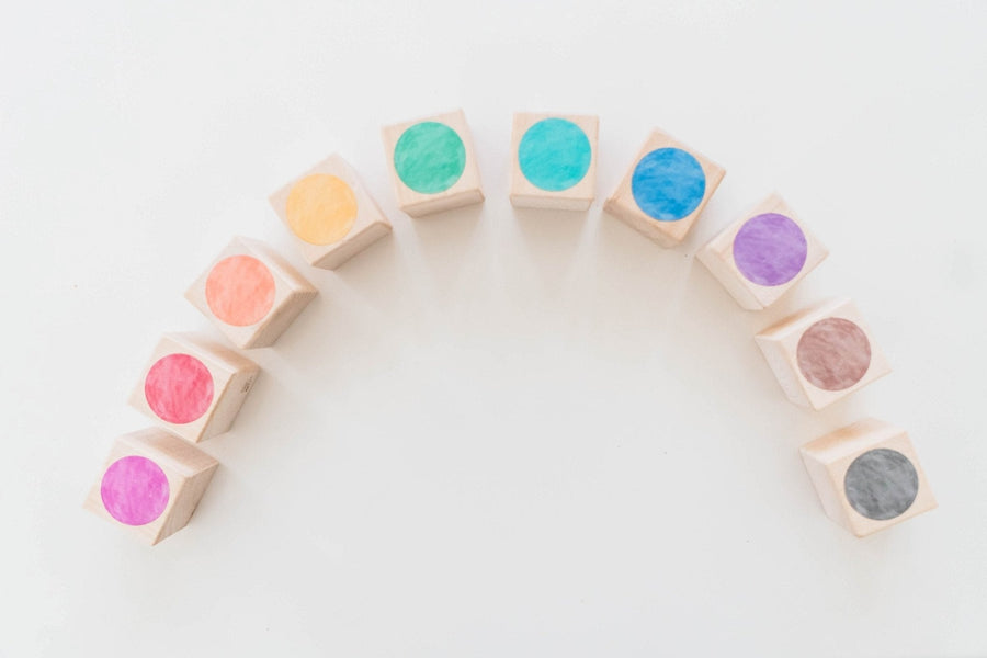 Watercolor Palette Color Blocks: 10 Maple Blocks
