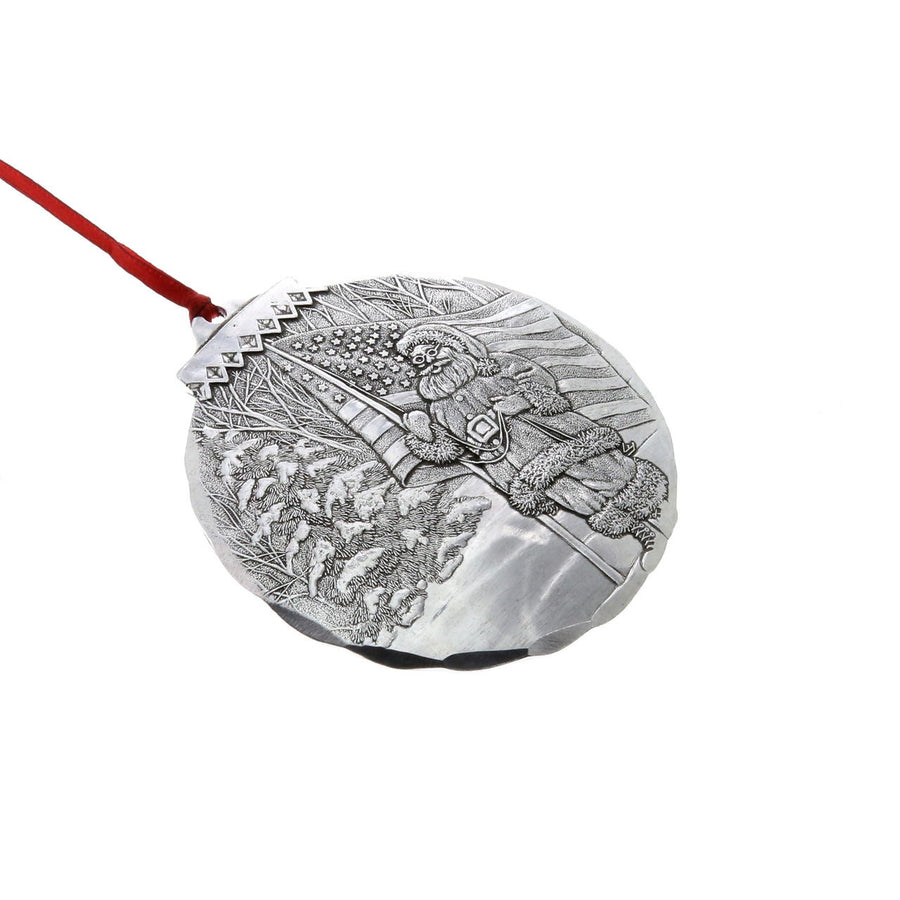 Product view of Patriotic Santa Ornament