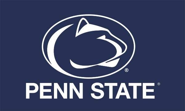 Penn State Nittany Lions 3x5 sewn appliqué NCAA flag made in USA