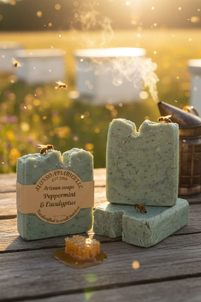 Peppermint & Eucalyptus Artisanal Soap – product image