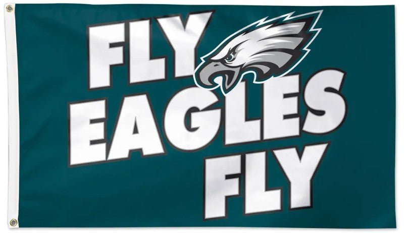 Philadelphia Eagles 3x5 slogan flag made in USA