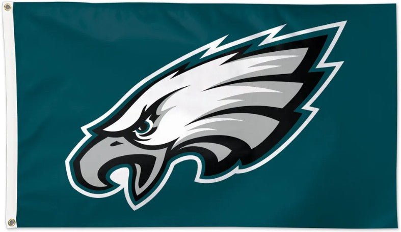 Philadelphia Eagles 3x5 flag with deluxe green background