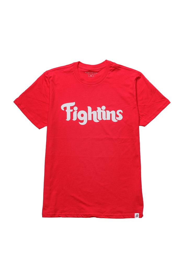 Philly Baseball Graphic T-Shirt: red Fightins graphic T-shirt.
