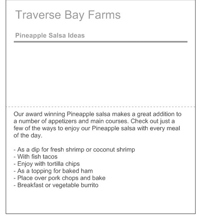 Pineapple Salsa - Medium, 16 oz - product image 3