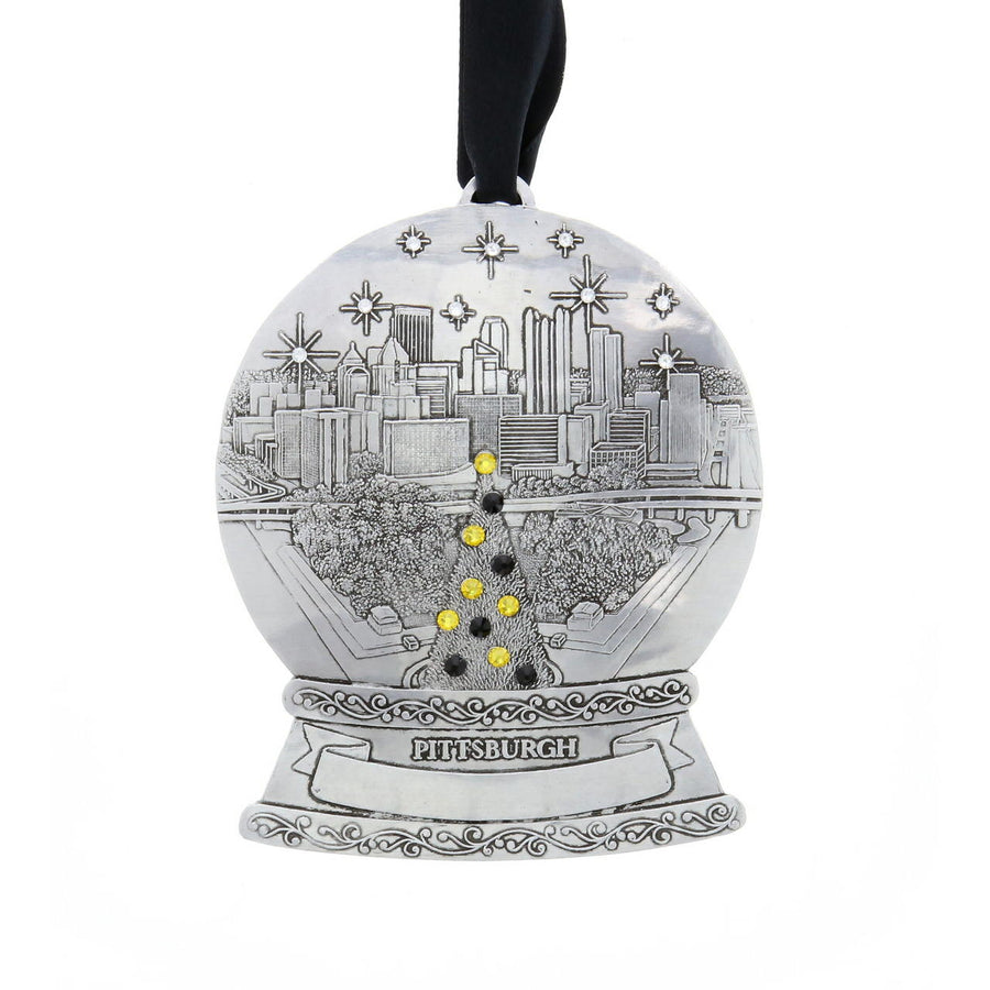 Product view of Pittsburgh Snow Globe Ornament