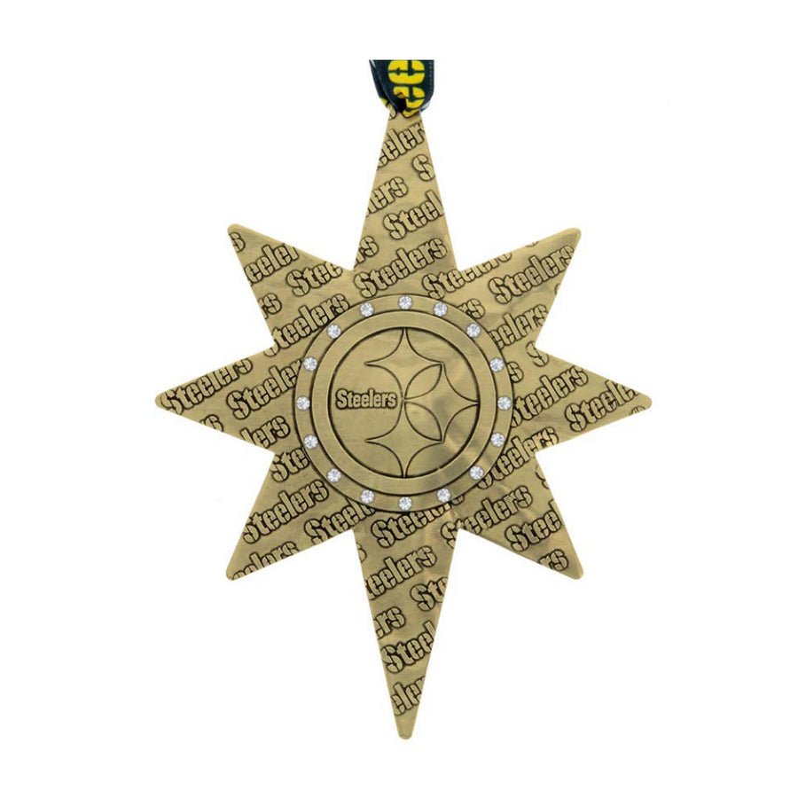 Product view of Pittsburgh Steelers Solstice Star Collector's Ornament
