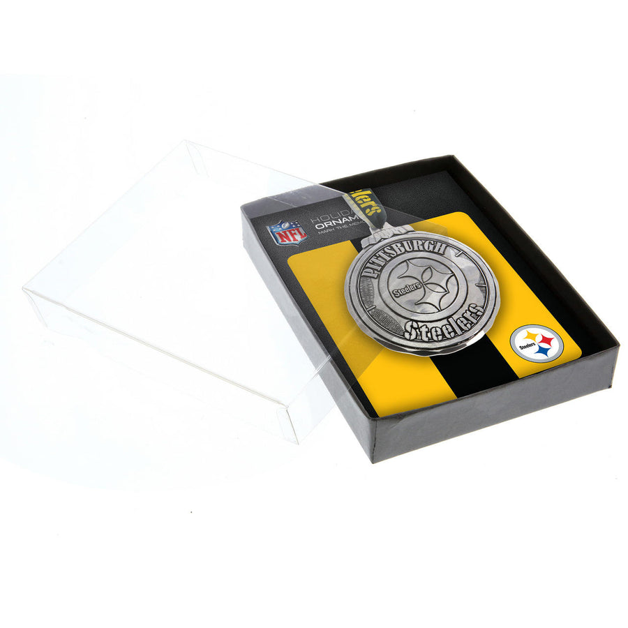Gift packaging display for Pittsburgh Steelers Classic Round Ornament