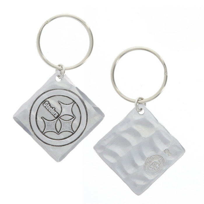 Collection display featuring Pittsburgh Steelers Logo Key Chain